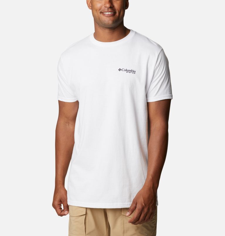 Thumbnail: Men's PFG Mabel Graphic T-Shirt, Color: White, image 2