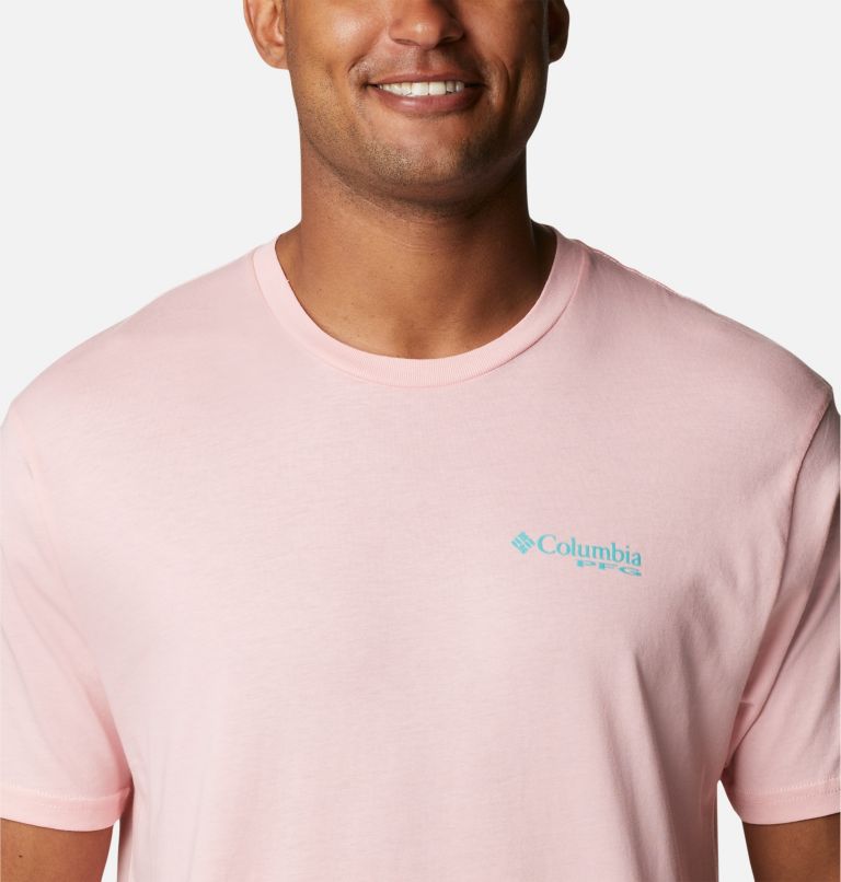 Thumbnail: Men's PFG Reel Graphic T-Shirt, Color: Cupid, image 4