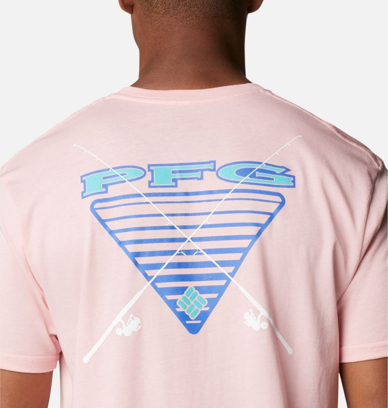 Thumbnail: Men's PFG Reel Graphic T-Shirt, Color: Cupid, image 5