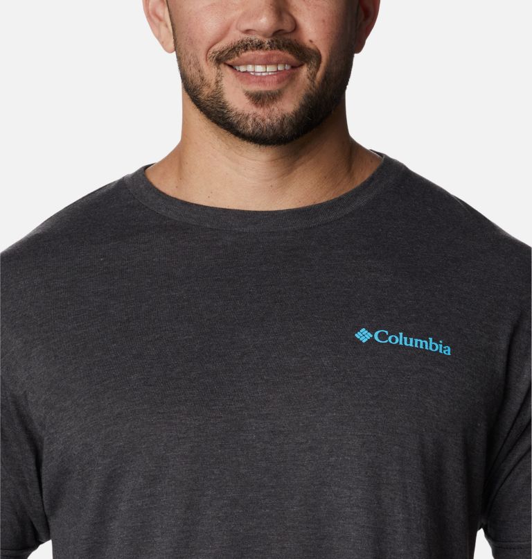 Thumbnail: Men's Polychrome Graphic T-Shirt, Color: Charcoal Heather, image 4