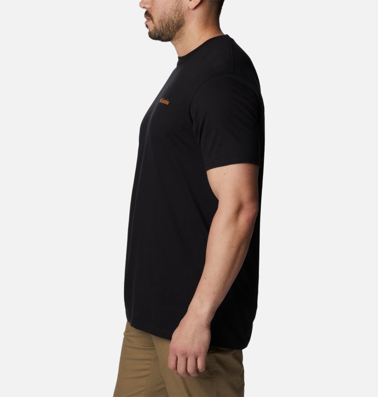 Thumbnail: Men's Damien Graphic T-Shirt, Color: Black, image 3