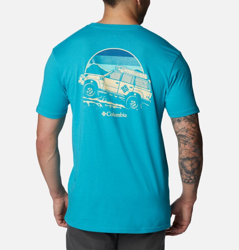Men's Kono Graphic T-Shirt, Color: Emerald Sea, image 1