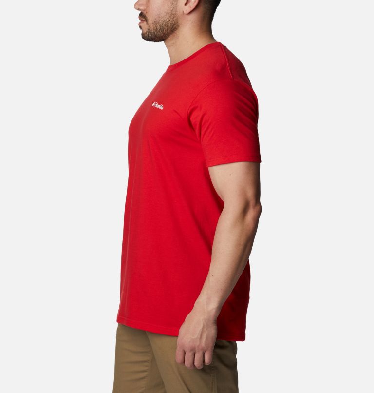 Thumbnail: Men's Kono Graphic T-Shirt, Color: Mountain Red, image 3