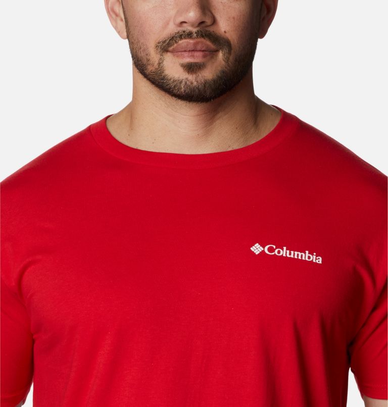 Men's Kono Graphic T-Shirt, Color: Mountain Red, image 4
