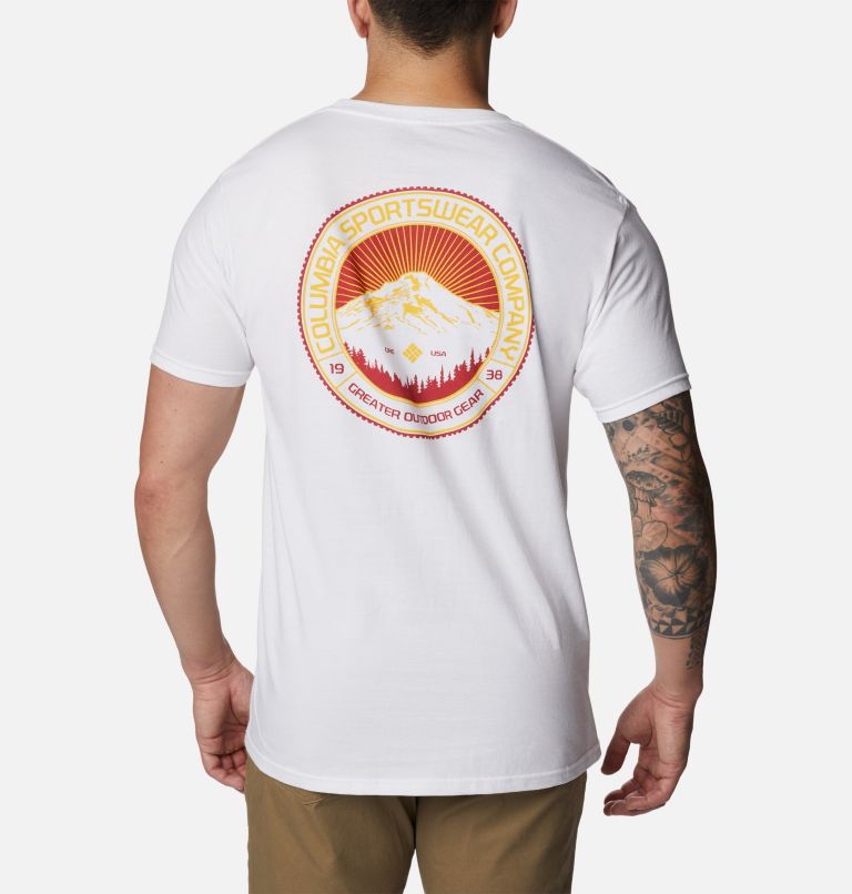 Thumbnail: Men's Krover Graphic T-Shirt, Color: White, image 1
