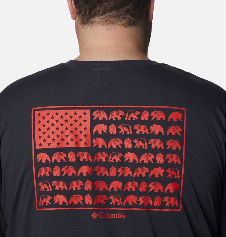 Thumbnail: Men's Brony Graphic T-Shirt- Big | 425 | 3X, Color: Columbia Navy, image 5