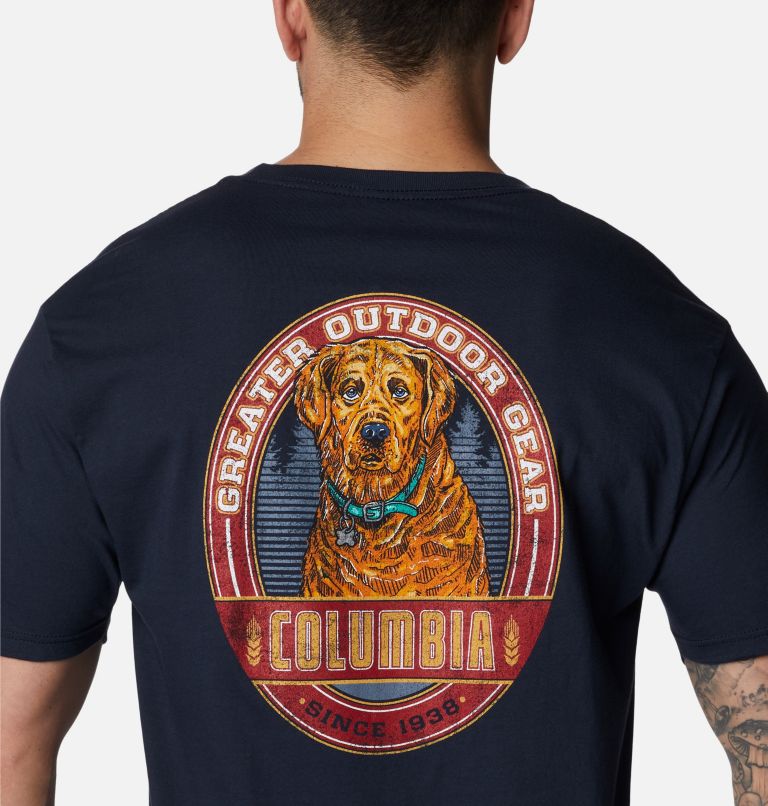 Men's Kingston Graphic T-Shirt, Color: Columbia Navy, image 5