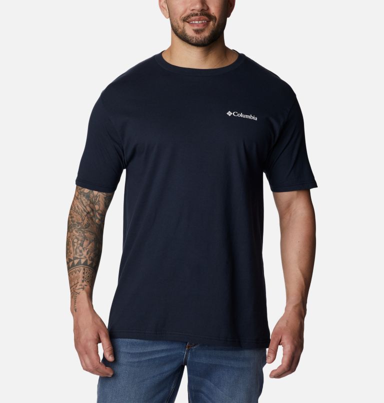 Thumbnail: Men's Kingston Graphic T-Shirt, Color: Columbia Navy, image 2