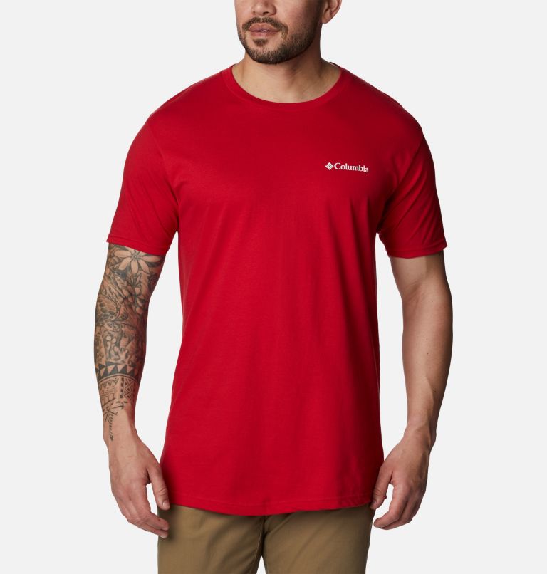 Men's Kingston Graphic T-Shirt, Color: Mountain Red, image 2