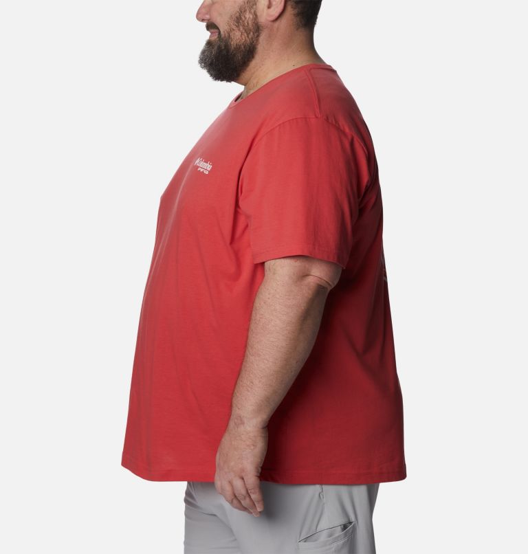 Thumbnail: Men's PFG Wheelie Graphic T-Shirt - Big, Color: Sunset Red, image 3