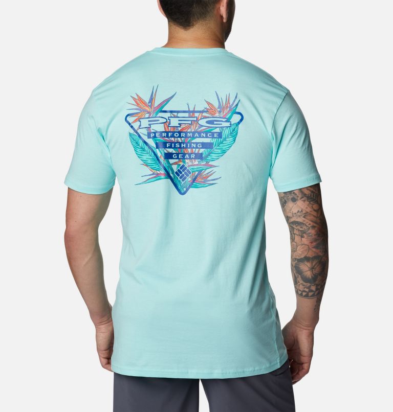 Men's PFG Mellon Graphic T-Shirt, Color: Gulfstream, image 4