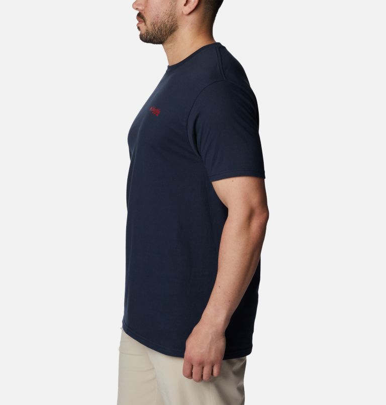 Thumbnail: Men's PFG Pattel Graphic T-Shirt, Color: Columbia Navy, image 3