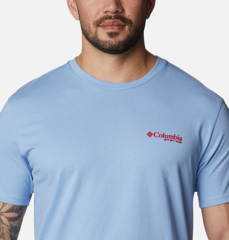 Thumbnail: Men's PFG Pattel Graphic T-Shirt, Color: White Cap, image 4