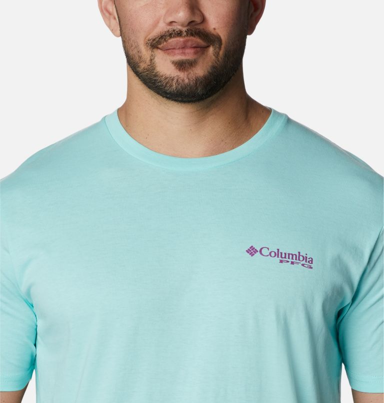 Thumbnail: Men's PFG Crush Graphic T-Shirt, Color: Gulfstream, image 4