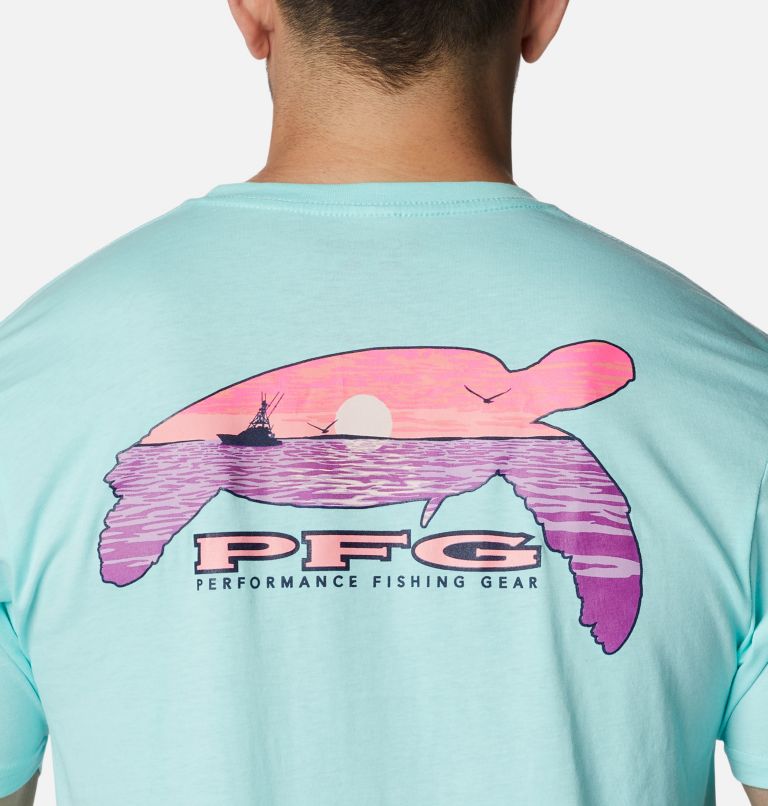 Men's PFG Crush Graphic T-Shirt, Color: Gulfstream, image 5