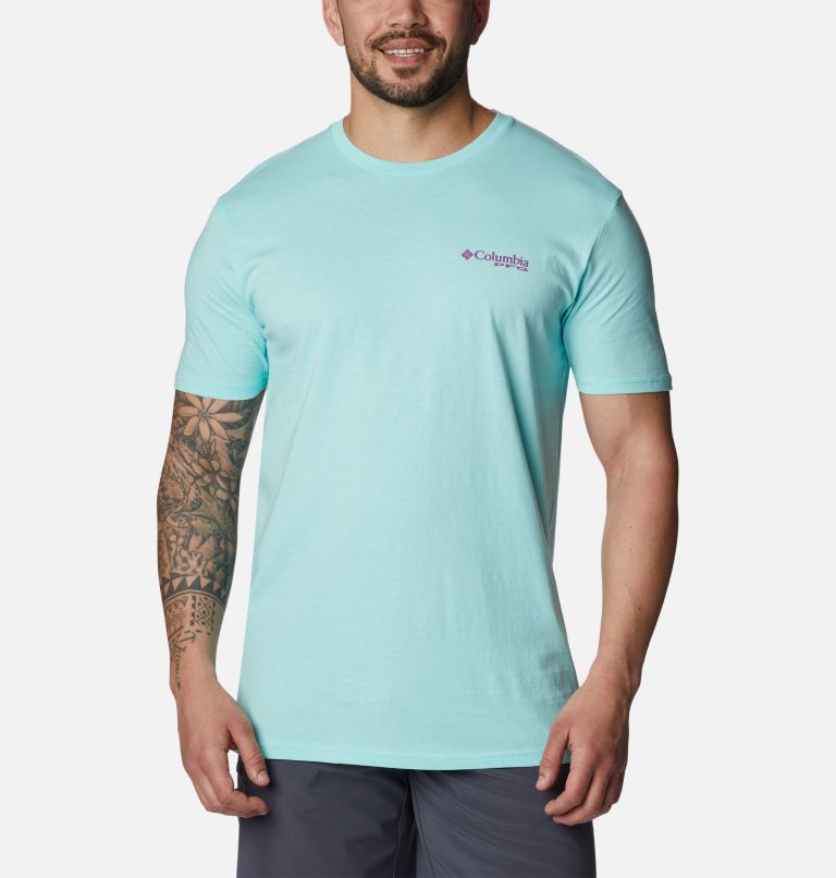 Men's PFG Crush Graphic T-Shirt, Color: Gulfstream, image 2