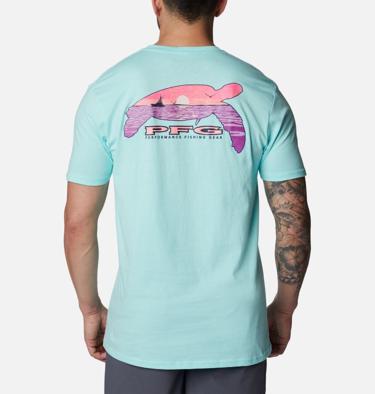 Thumbnail: Men's PFG Crush Graphic T-Shirt, Color: Gulfstream, image 1
