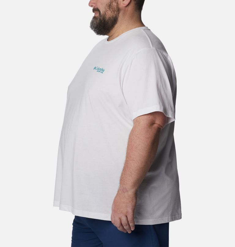 Thumbnail: Men's PFG Crush Graphic T-Shirt - Big, Color: White, image 3