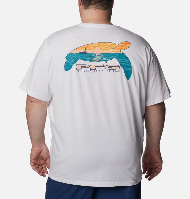 Thumbnail: Men's PFG Crush Graphic T-Shirt - Big, Color: White, image 1