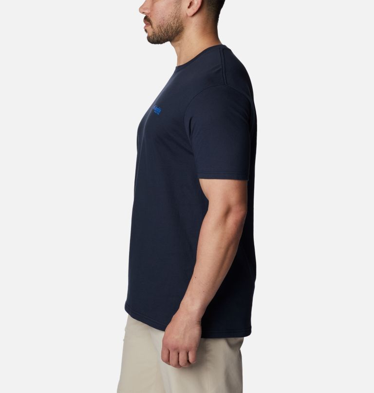 Men's PFG Cast Graphic T-Shirt, Color: Columbia Navy, image 3