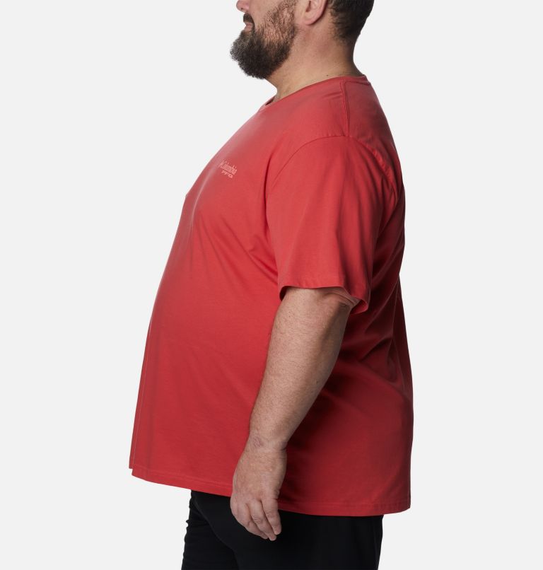 Men's PFG Cast Graphic T-Shirt- Big, Color: Sunset Red, image 3