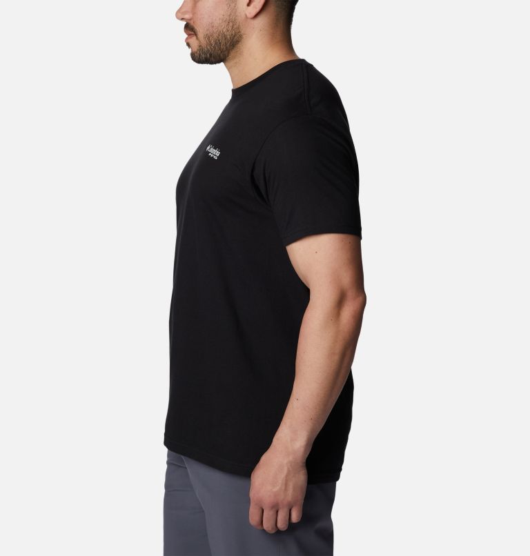 Thumbnail: Men's PFG Merlin Graphic T-Shirt, Color: Black, image 3
