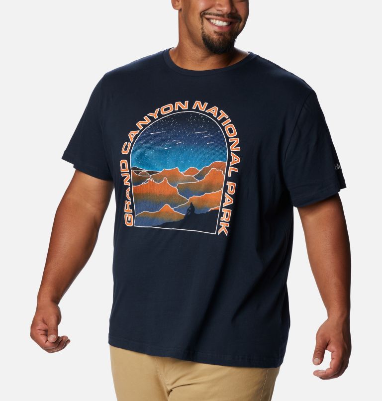 Thumbnail: Men's Grand Canyon NP T-Shirt - Big, Color: Columbia Navy, image 5