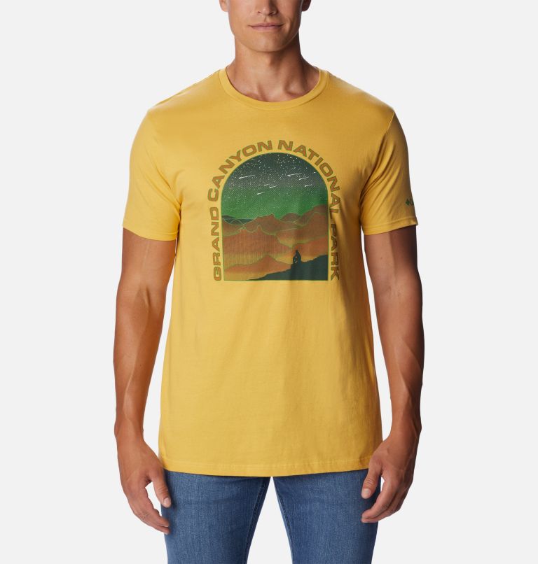 Thumbnail: Men's Grand Canyon NP T-Shirt, Color: Mustard, image 1