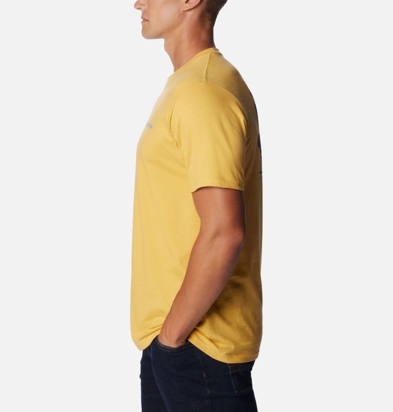 Thumbnail: Men's Crawl Graphic T-Shirt, Color: Mustard, image 3