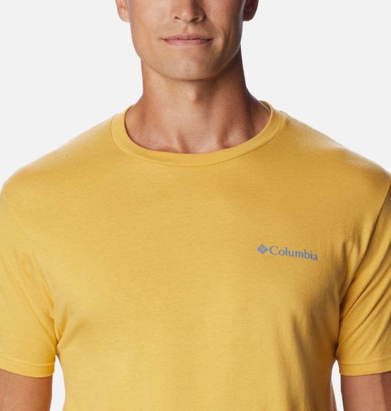 Thumbnail: Men's Crawl Graphic T-Shirt, Color: Mustard, image 4