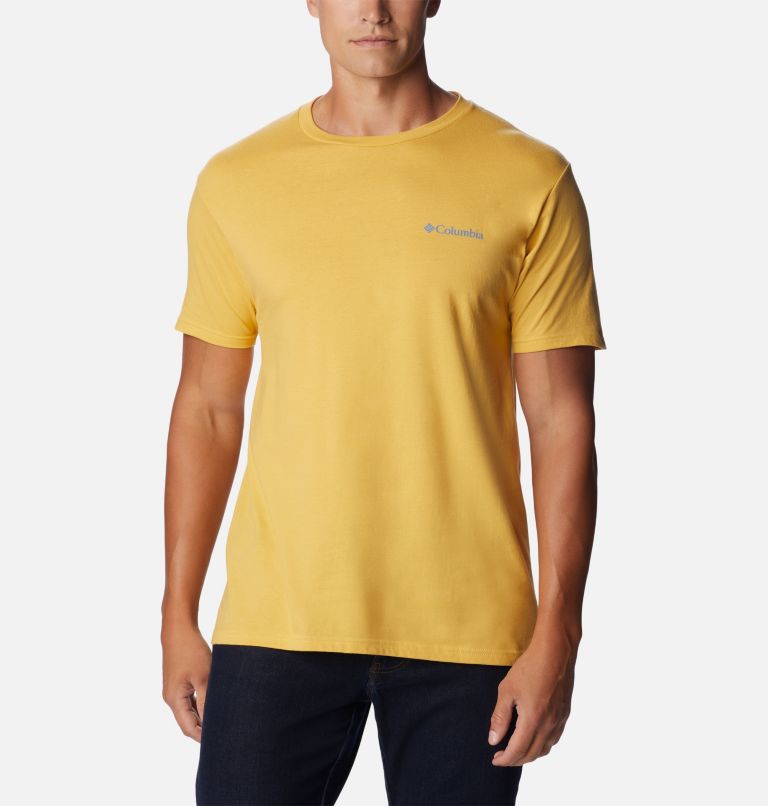 Thumbnail: Men's Crawl Graphic T-Shirt, Color: Mustard, image 2