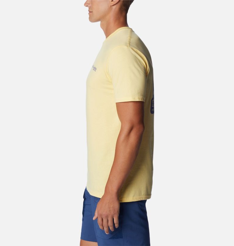 Men's PFG Keeves Graphic T-Shirt, Color: Sunlit, image 3