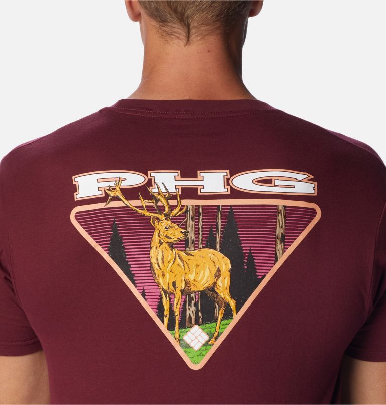 Men's PHG Cube T-Shirt, Color: Rich Wine, image 5