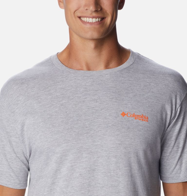 Thumbnail: Men's PHG Horchata T-Shirt, Color: Grey Heather, image 4