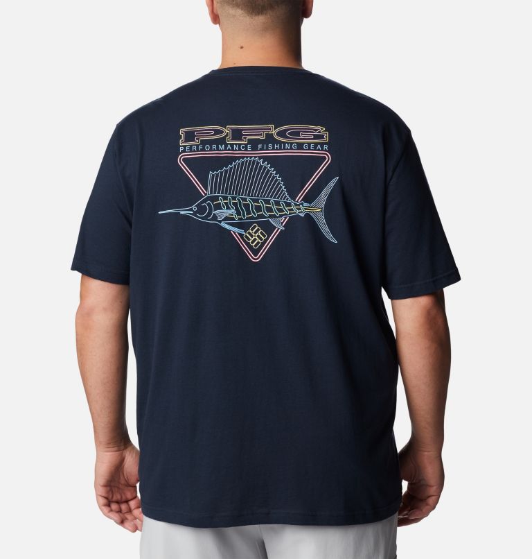 Men's PFG Woodhull Graphic T-Shirt - Big, Color: Columbia Navy, image 1