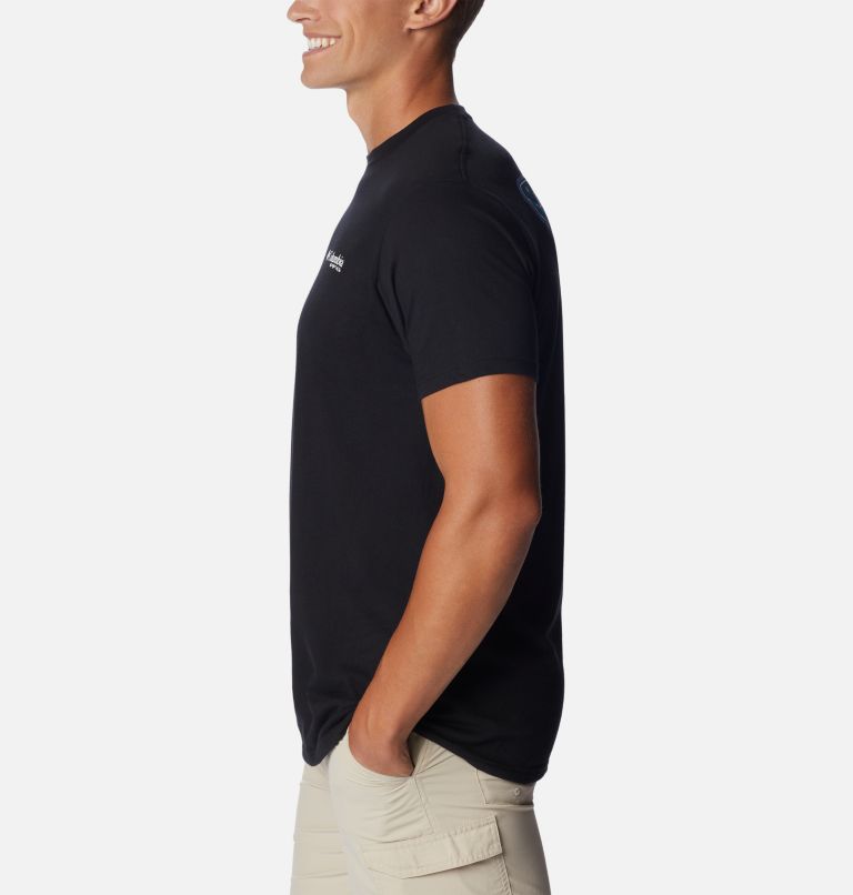 Thumbnail: Men's PFG Hank Graphic T-Shirt, Color: Black, image 3