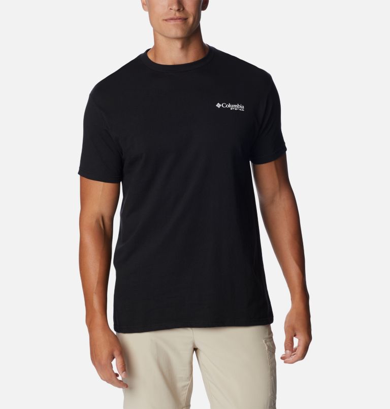 Men's PFG Hank Graphic T-Shirt, Color: Black, image 2