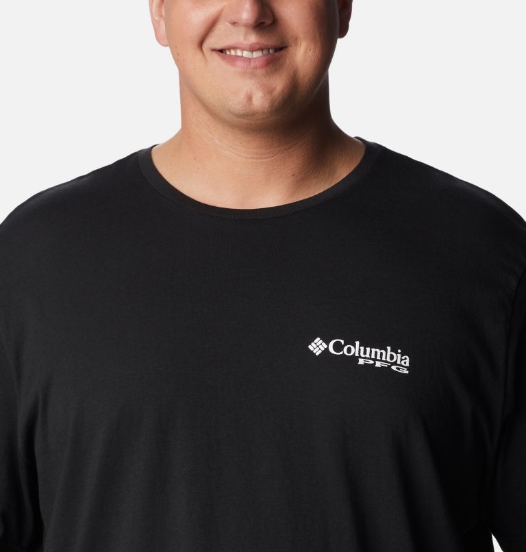 Men's PFG Hank Graphic T-Shirt - Big, Color: Black, image 4