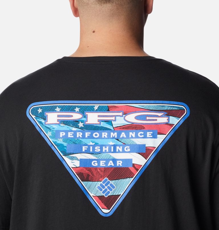 Thumbnail: Men's PFG Hank Graphic T-Shirt - Big, Color: Black, image 5
