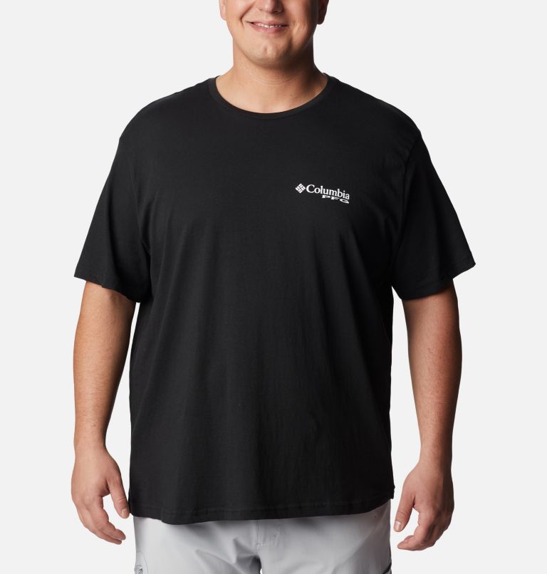 Men's PFG Hank Graphic T-Shirt - Big, Color: Black, image 2