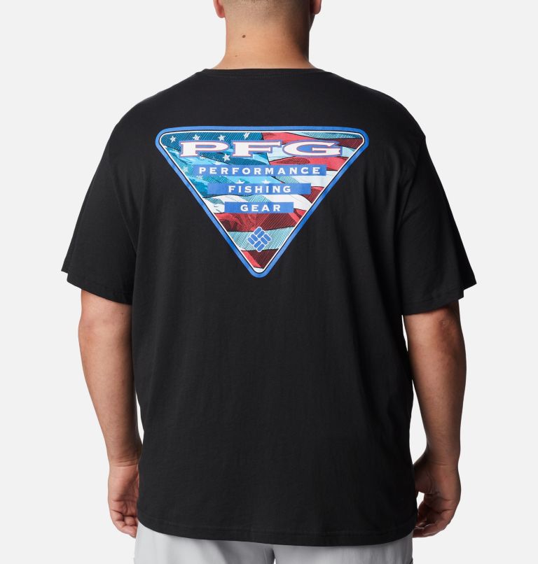 Thumbnail: Men's PFG Hank Graphic T-Shirt - Big, Color: Black, image 1