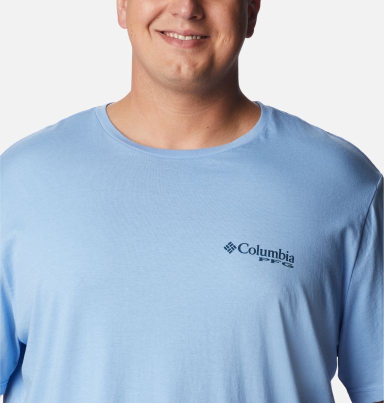 Thumbnail: Men's PFG Frontier Graphic T-Shirt - Big, Color: White Cap, image 4
