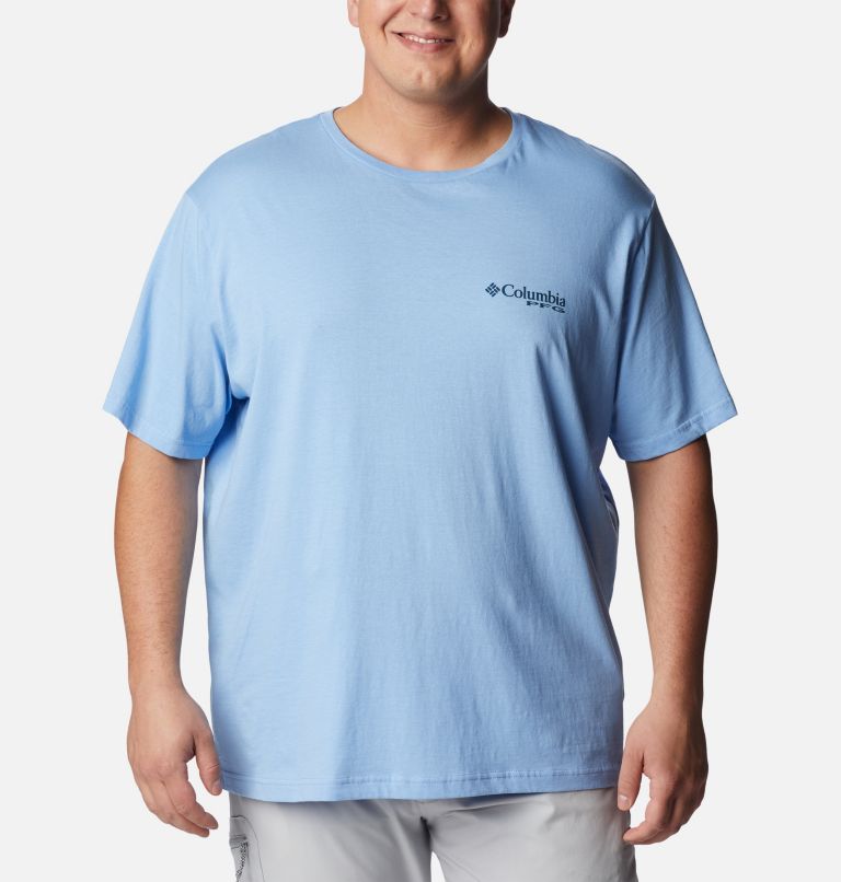 Thumbnail: Men's PFG Frontier Graphic T-Shirt - Big, Color: White Cap, image 2