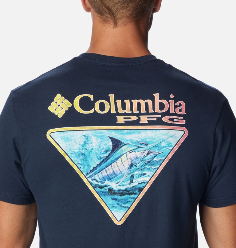 Thumbnail: Men's PFG Kirk Graphic T-Shirt, Color: Columbia Navy, image 5