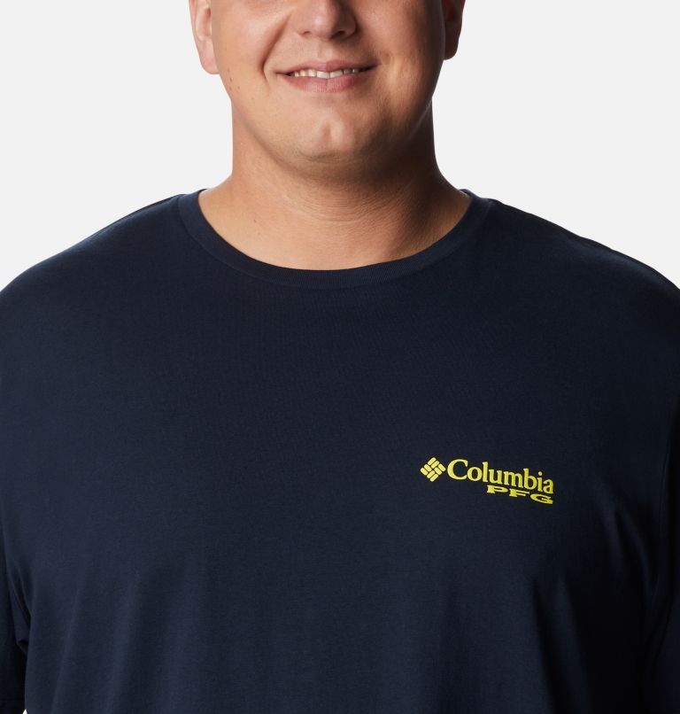 Men's PFG Kirk Graphic T-Shirt - Big, Color: Columbia Navy, image 4