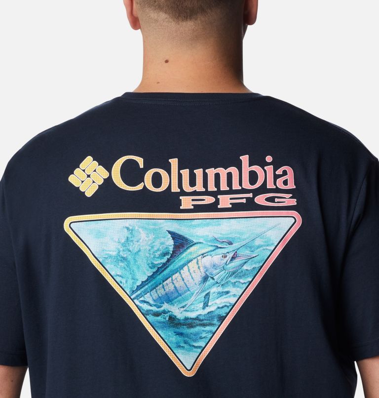 Men's PFG Kirk Graphic T-Shirt - Big, Color: Columbia Navy, image 5