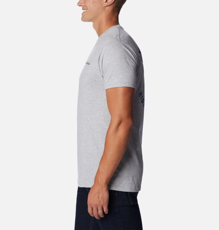 Thumbnail: Men's Orla Graphic T-Shirt, Color: Grey Heather, image 3