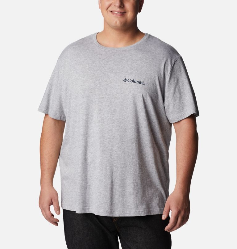Thumbnail: Men's Orla Graphic T-Shirt - Big, Color: Grey Heather, image 2