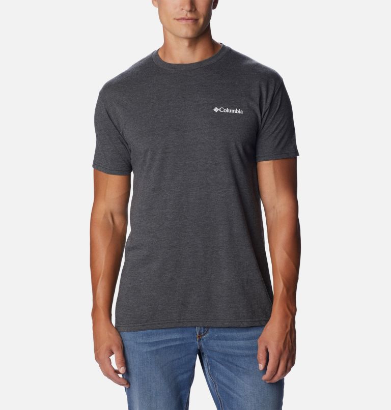 Men's Daimos Graphic T-Shirt, Color: Charcoal Heather, image 2