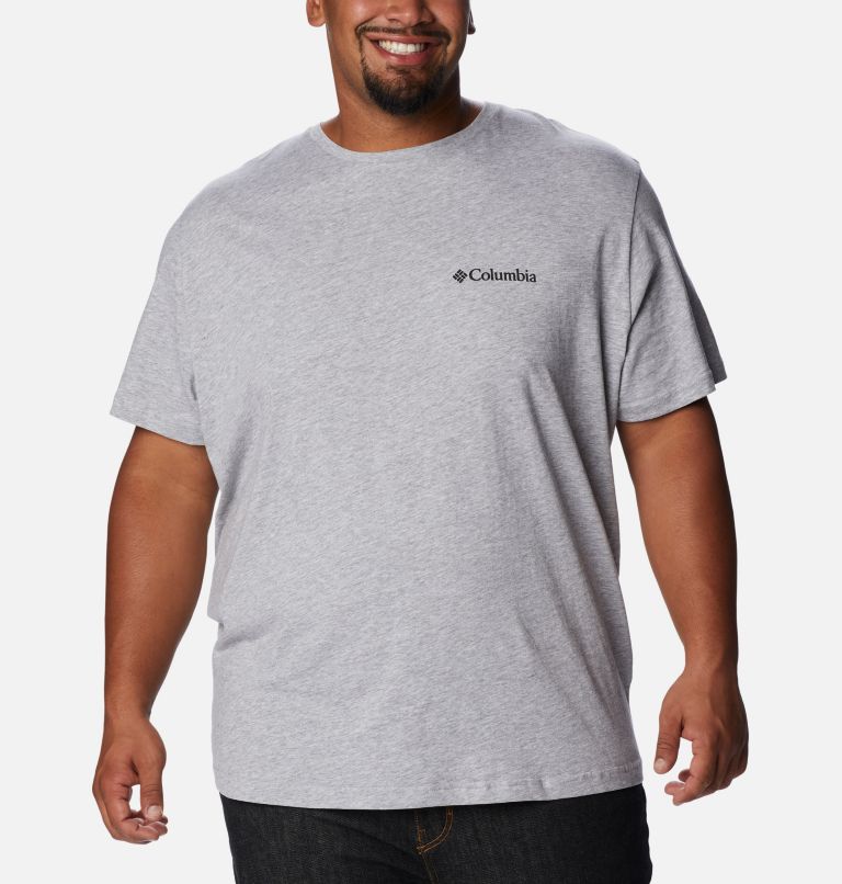Thumbnail: Men's Rocky Graphic T-Shirt - Big, Color: Grey Heather, image 2